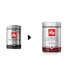 Illy mletá káva Dark 250g