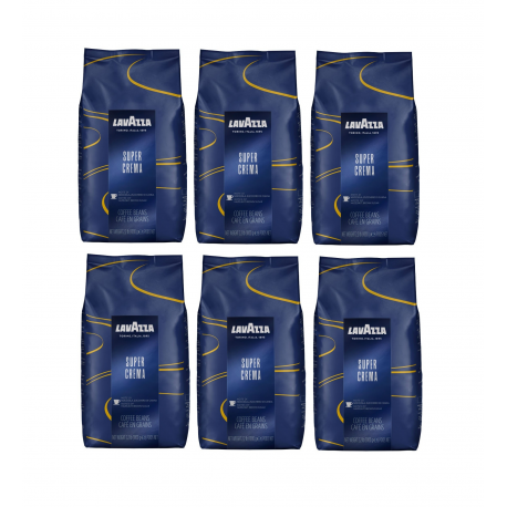 Lavazza Super Crema zrnková káva 6 x 1kg