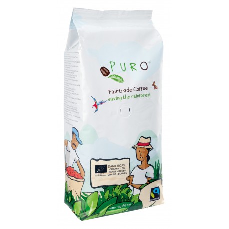 PURO BIO DARK ROAST 1 kg Zrnková káva