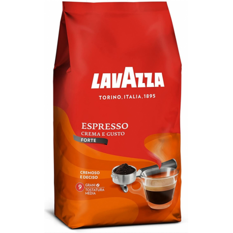 Lavazza Crema e Gusto Forte zrnková káva 1 kg