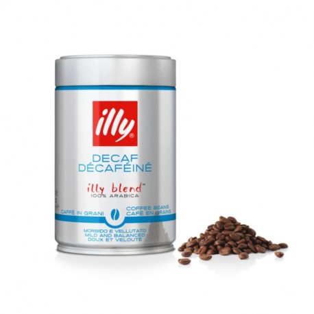 Illy zrnková káva bez kofeinu 250g