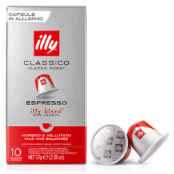Illy classico espresso nespresso kapsle 10 ks