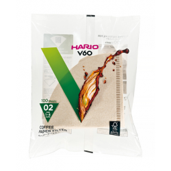Papírové filtry pro Hario V60-02 - 100 ks - nebělené